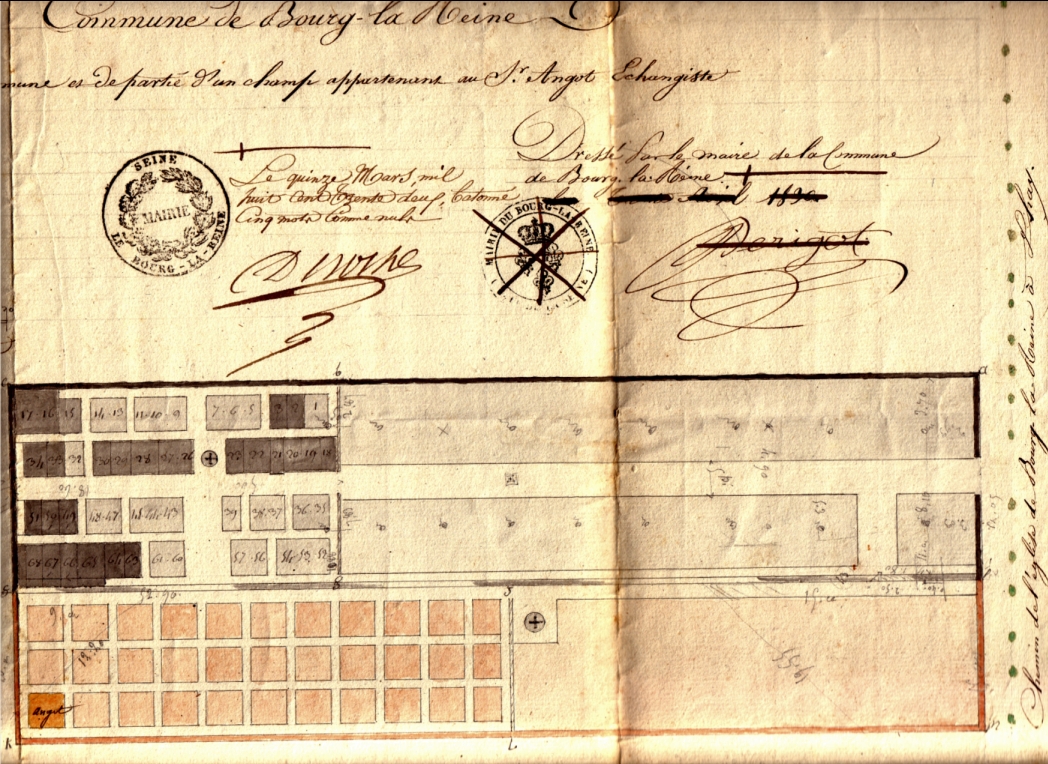 PLAN DU NOUVEAU CIMETIERE