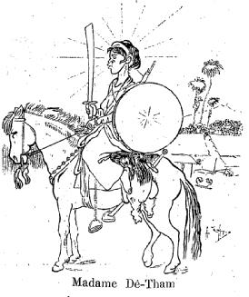 E:\Mes Documents\KAP FRANCE VIETNAM\HANOÏ\HISTOIRE DE HANOÏ\GUERRE\PIRATES\DE THAM\DE THAM DESCENDANTS PHOTOS\HOANG THI THE\ECRITS\5 1932 02 28 CARICATURE de sa mère par CEZARD, L'Eveil économique de l'indochine.jpg