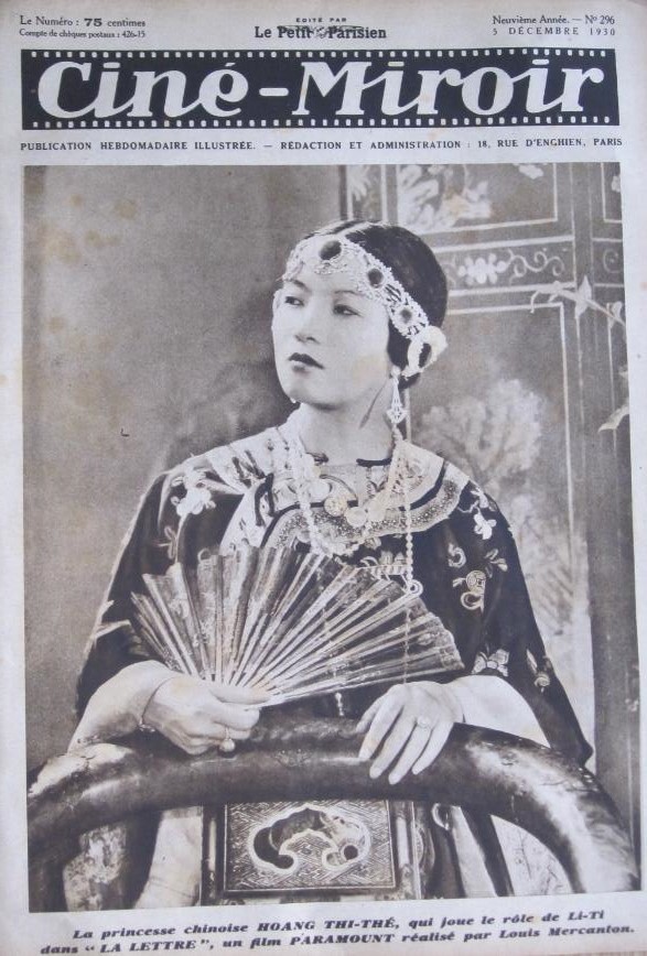 E:\Mes Documents\KAP FRANCE VIETNAM\HANOÏ\HISTOIRE DE HANOÏ\GUERRE\PIRATES\DE THAM\DE THAM DESCENDANTS PHOTOS\HOANG THI THE\ECRITS\6 LA LETTRE MAGAZINE N° 296 LE 05 12 1930.jpg
