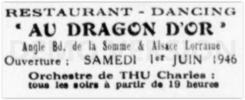 C:\Users\CHAPLAIN\Desktop\GRAND HOTEL D'ANNAM\10d 1946 06 01 LE JOURNAL DE SAIGON Np AU DRAGON D'OR PUB.PNG