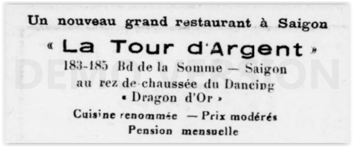 C:\Users\CHAPLAIN\Desktop\GRAND HOTEL D'ANNAM\12 1949 01 11 LA TOUR D'ARGENT LE POPULAIRE D'INDOCHINE P 3.PNG
