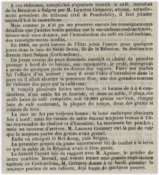 C:\Users\CHAPLAIN\Desktop\HISTOIRE DU CAFE AU VIETNAM\1880-1900 LES PREMIERES PLANTATIONS\3aa 1875 08 13 AGAISSE HIST DU CAFE .PNG